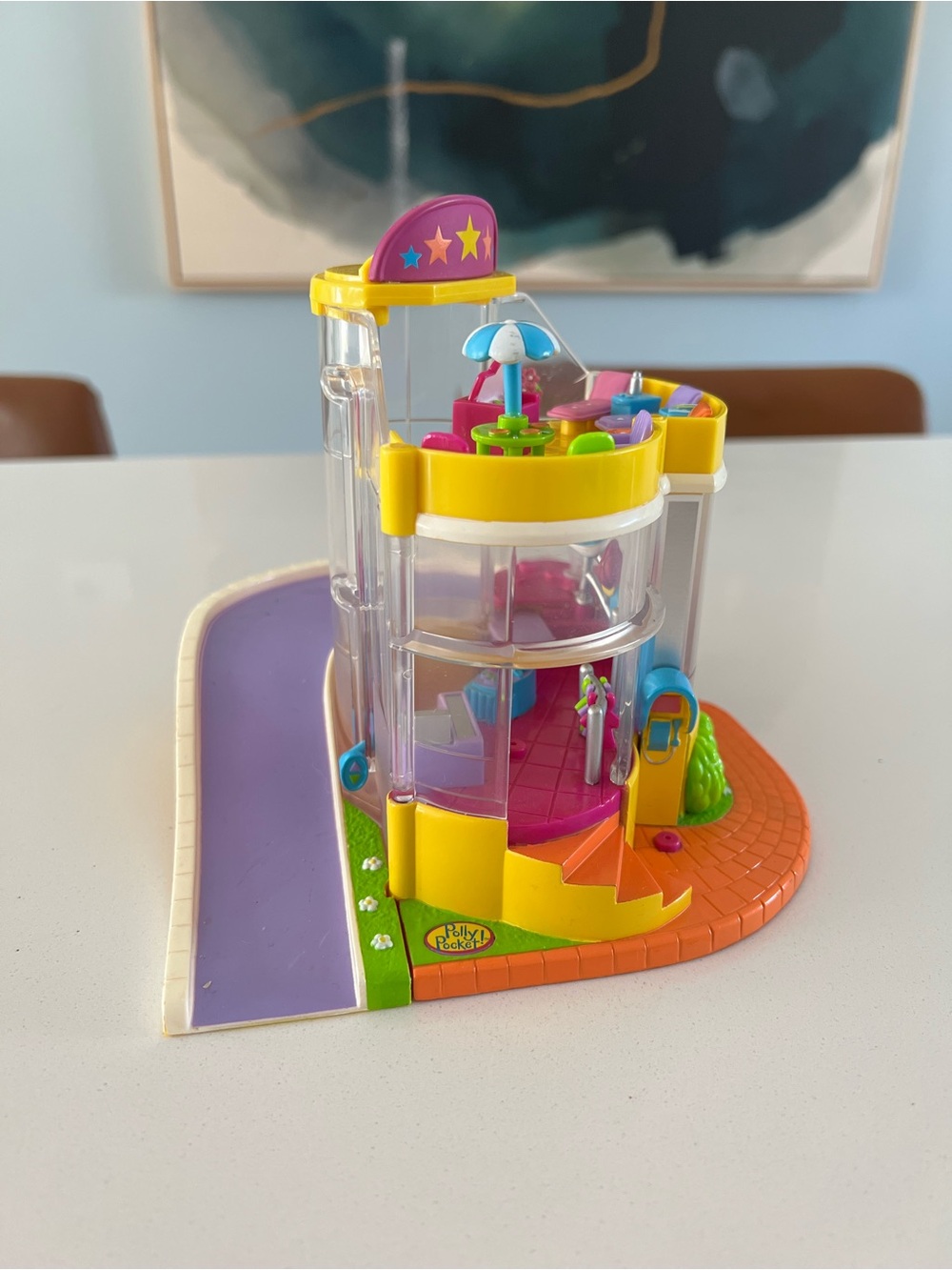 Vintage ‘99 Polly Pocket “Polly and the Pops Music Mall"